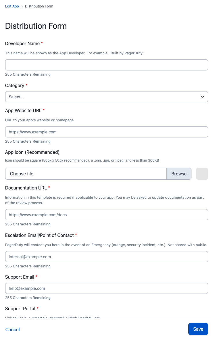 Screenshot of the Register and Submit App for Review button