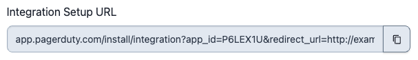 Screenshot of copy Simple Install URL For Your App
