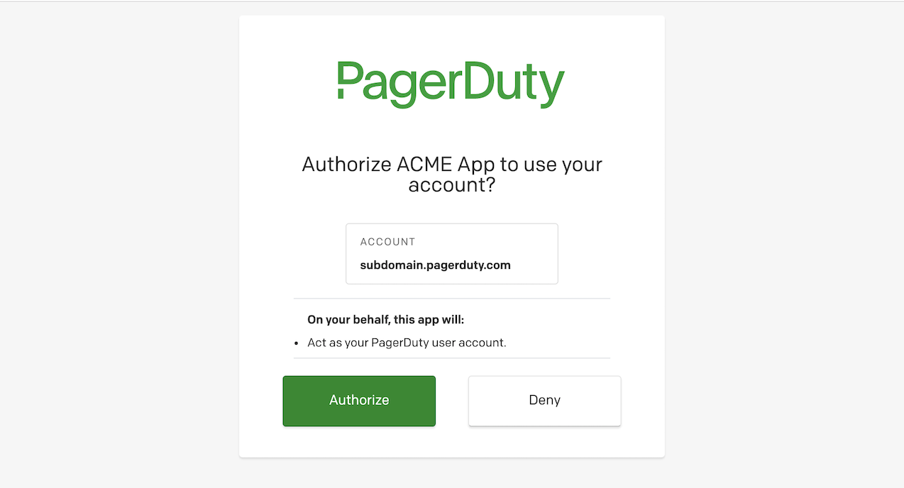 Authorize an OAuth application