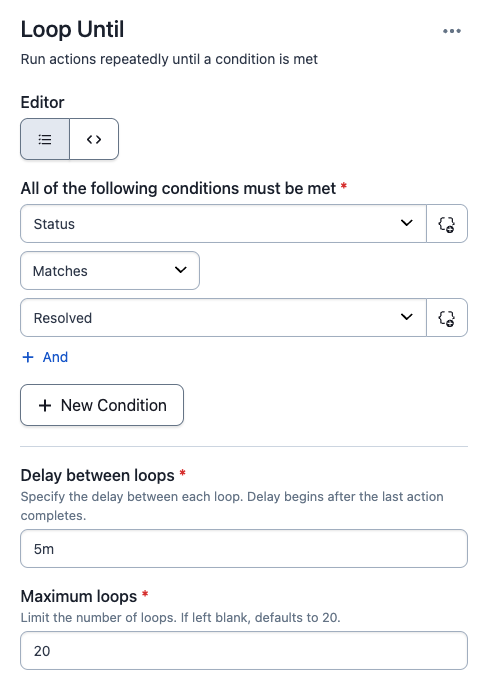 Loop until example