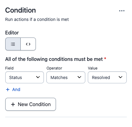 Condition example